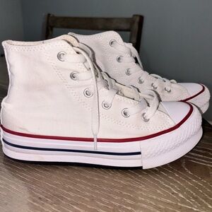 Kids High Top Platform Converse Size 1.5